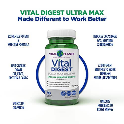 Vital Digest Ultra Max Enzyme – Capsules, 90ct