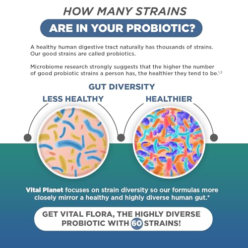 Probiótico Vital Flora para hombres mayores de 55 años - Conservable