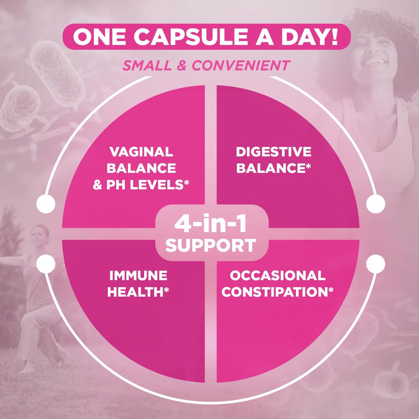 Probiótico diario para mujeres Vital Flora - Refrigerado