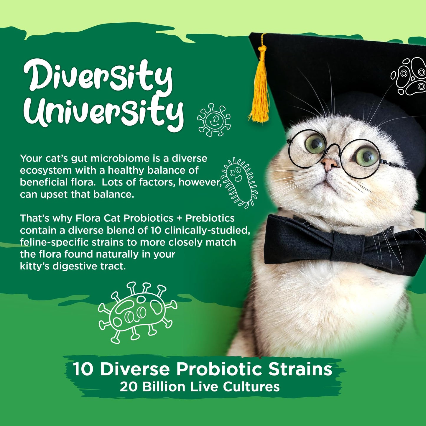 Flora Cat - Powder, 30 servings