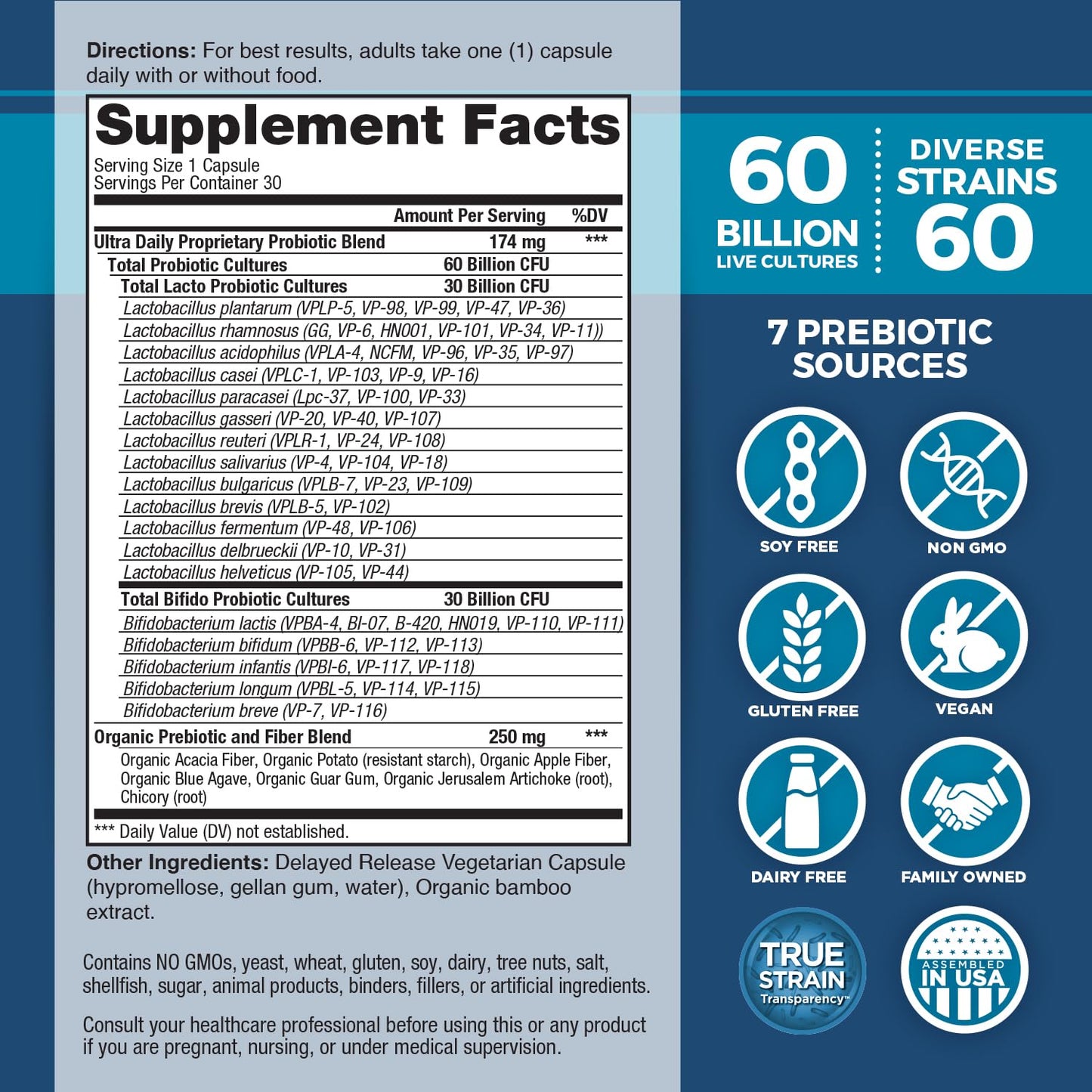 Vital Flora Ultra Probiótico Diario - Refrigerado