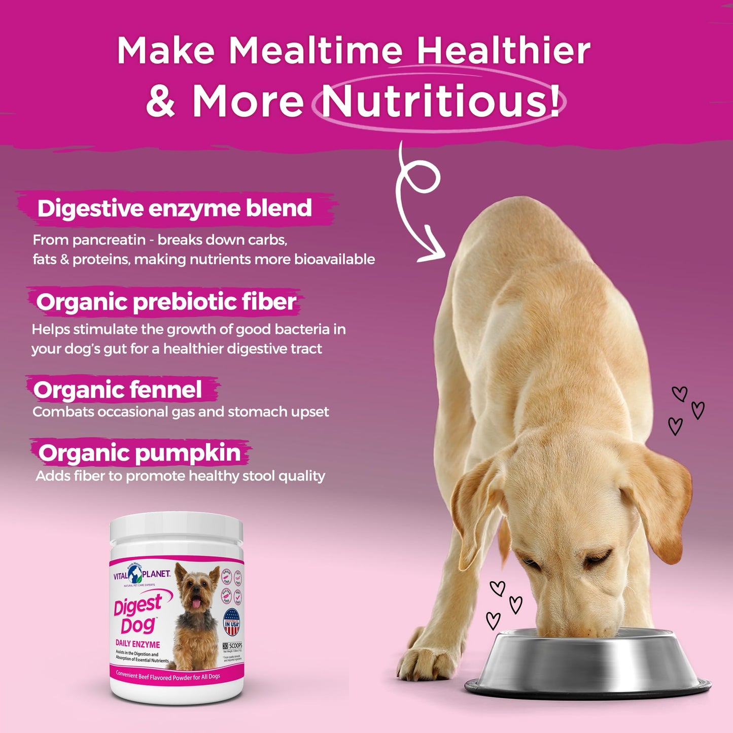 Digest Dog - Powder, 30 servings