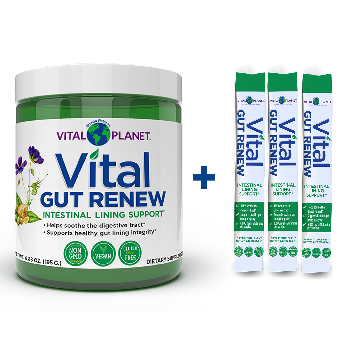 Vital Gut Renew + 3X Bonus Stick Packs
