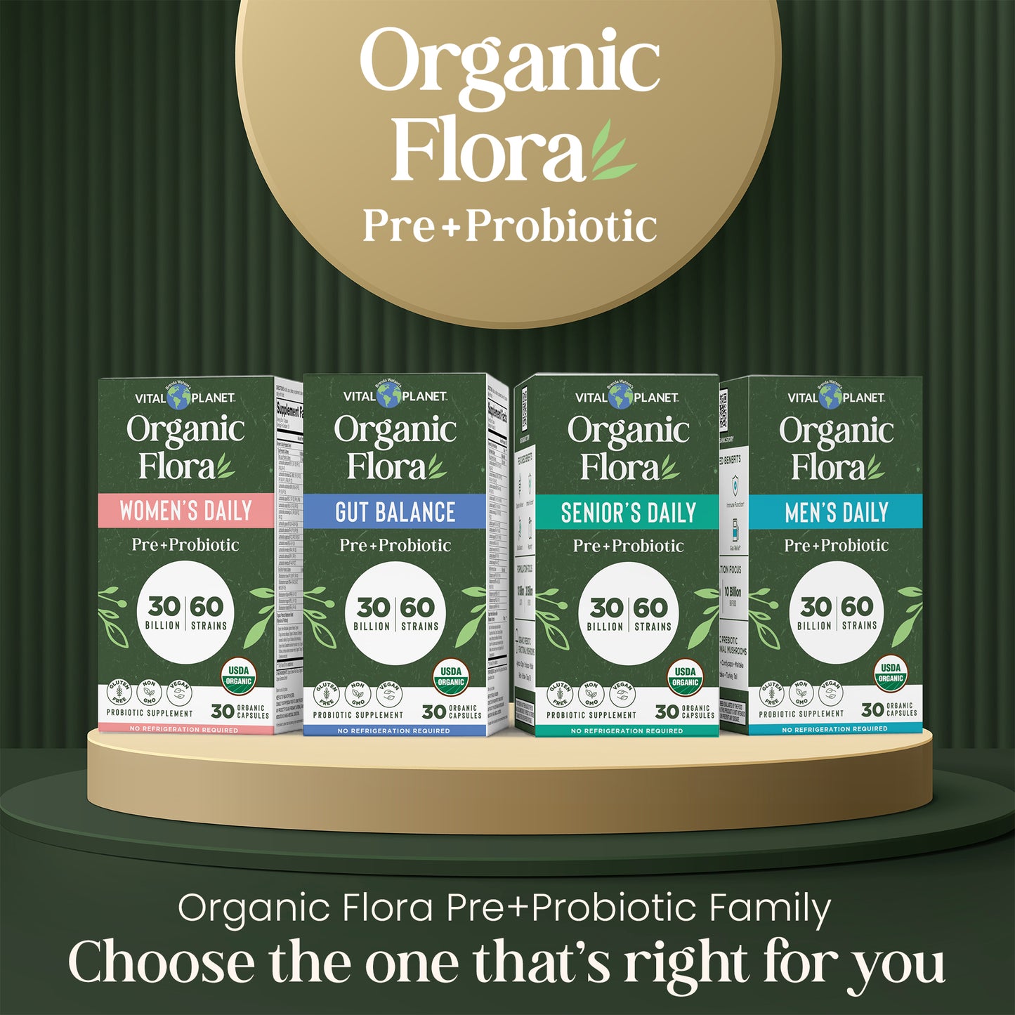 Organic Flora Gut Balance Probiotic Supplement