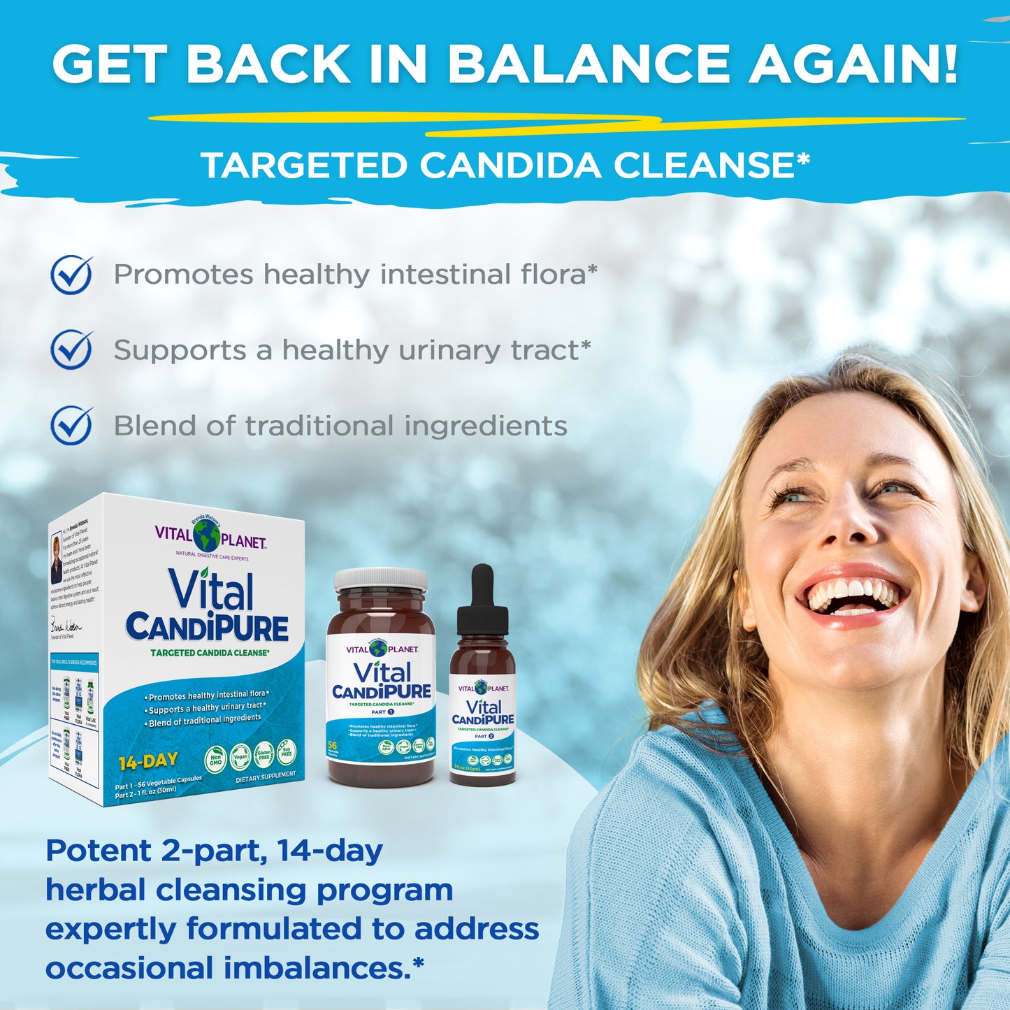Vital CandiPURE - 2-part Targeted Yeast Cleanse