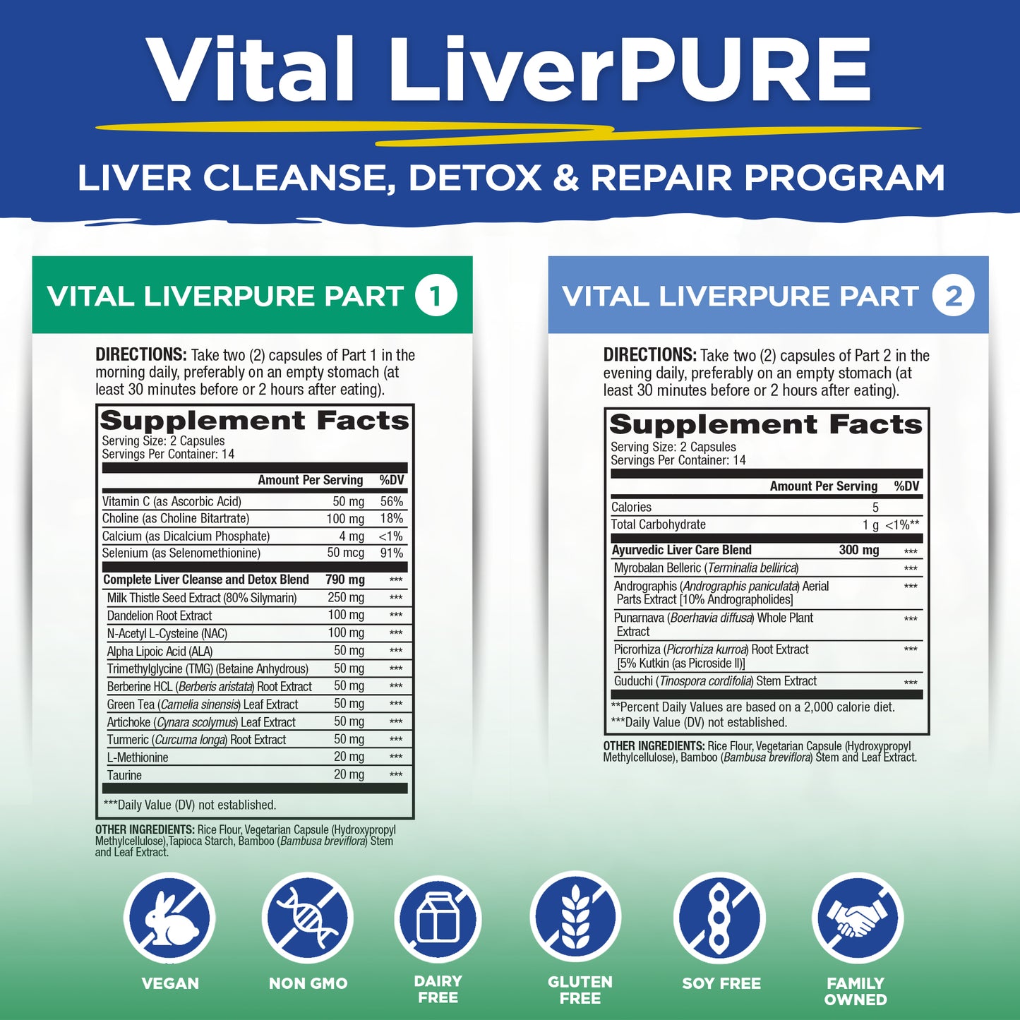 Vital LiverPURE 2-Part Kit, 14-Day