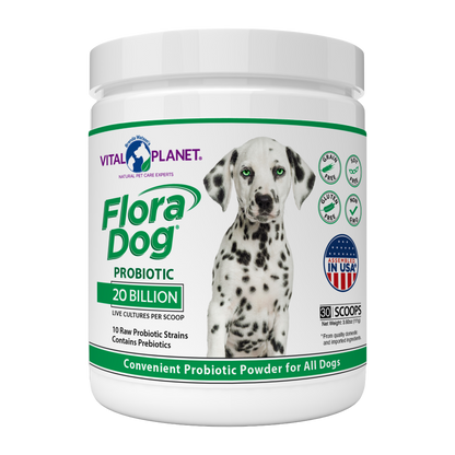 Flora Dog High Potency Probiotic - Powder, 30 Servings