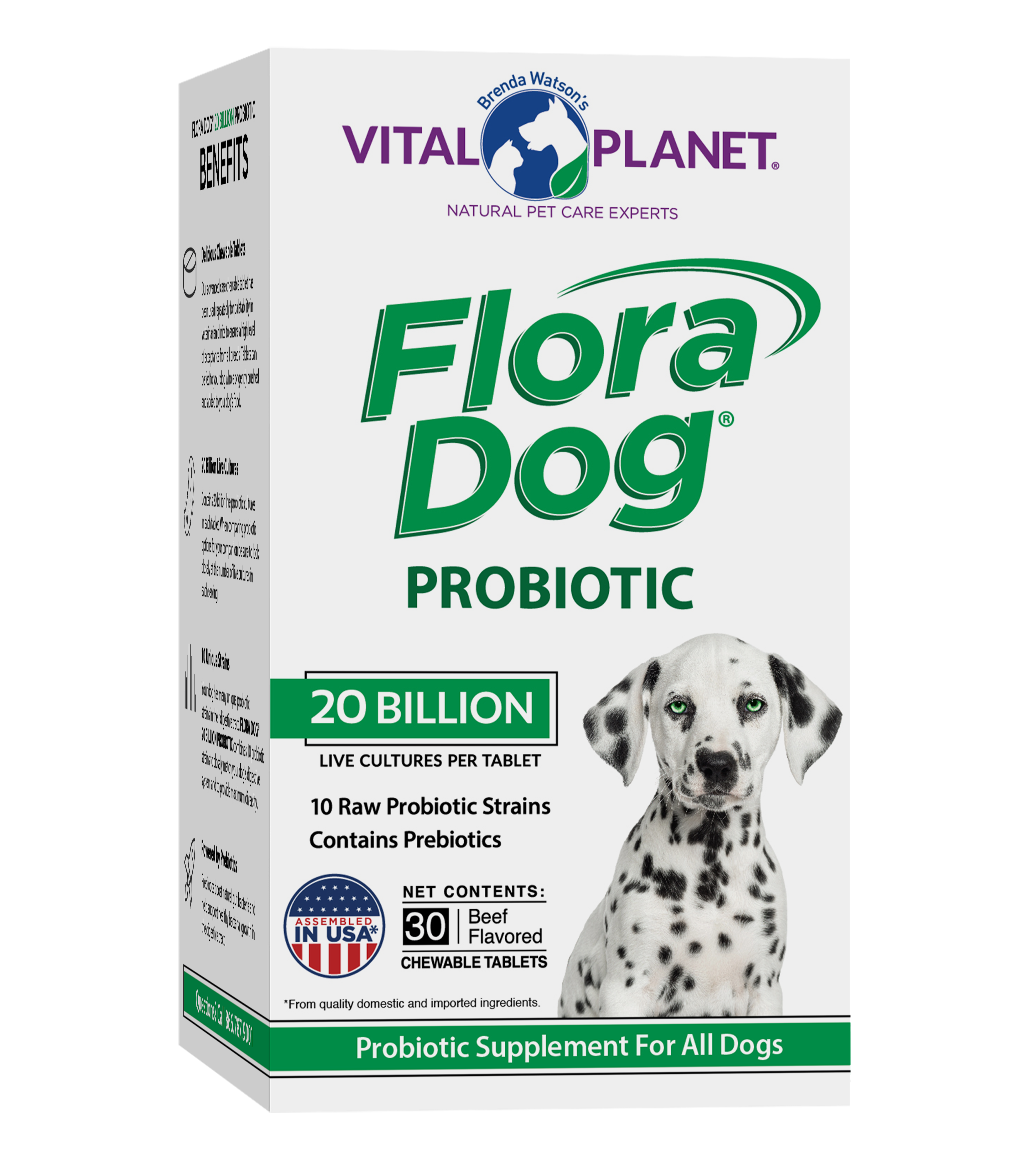 Flora Dog Probiotic Capsules - Vital Planet – Vital Planet Shop