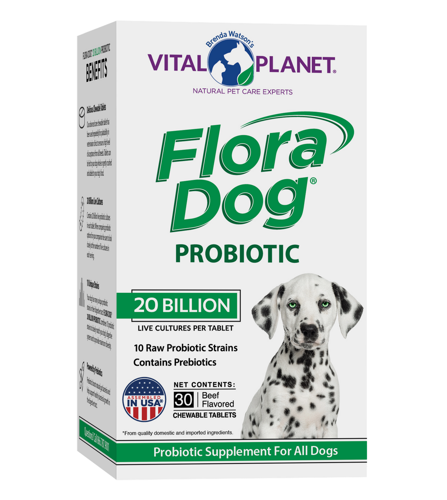 Flora Dog High Potency Probiotic - Delayed Release Capsules, 30ct