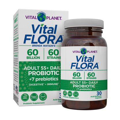 Vital Flora Adult 55+ Daily Probiotic - Refrigerated