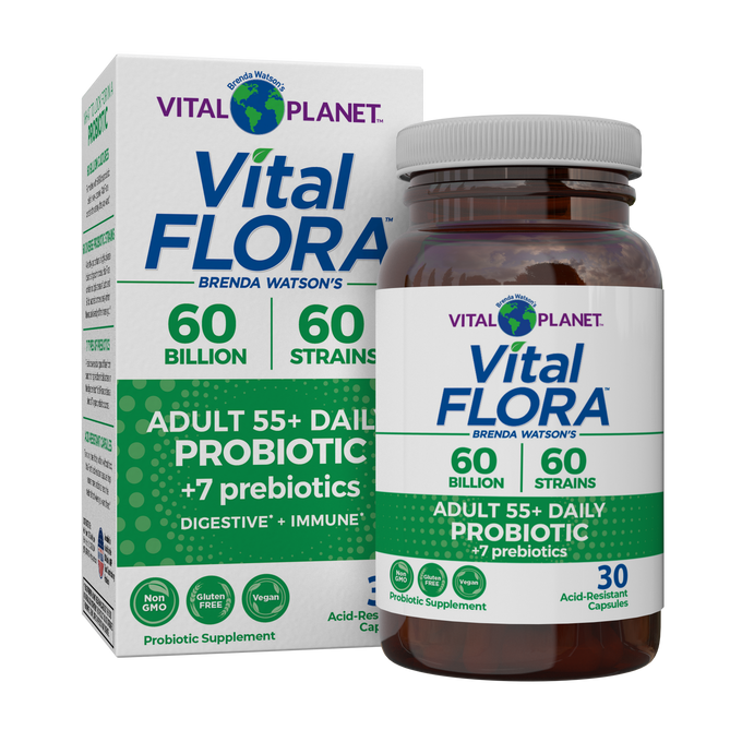 Vital Flora Adult 55+ Daily Probiotic - Refrigerated