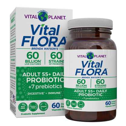 Vital Flora Adult 55+ Daily Probiotic - Refrigerated
