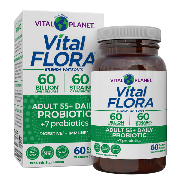 Vital Flora Adult 55+ Probiotics - Refrigerated - 30 Count - Vital