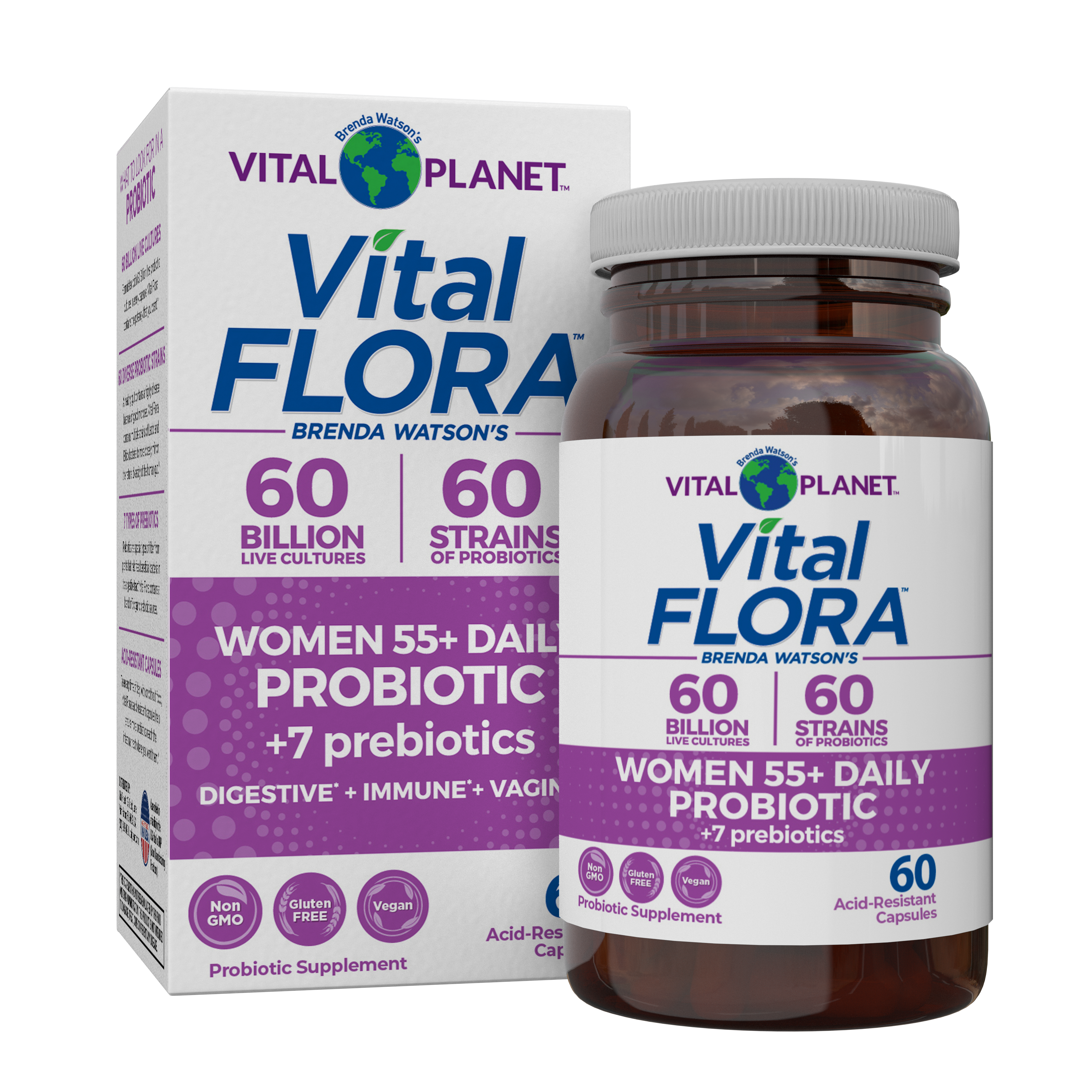 Vital Flora Women's 55+ Probiotic Refrigerated 30ct - Vital Planet