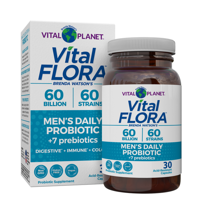 Probiótico Vital Flora para hombres - Refrigerado, 30 unidades 