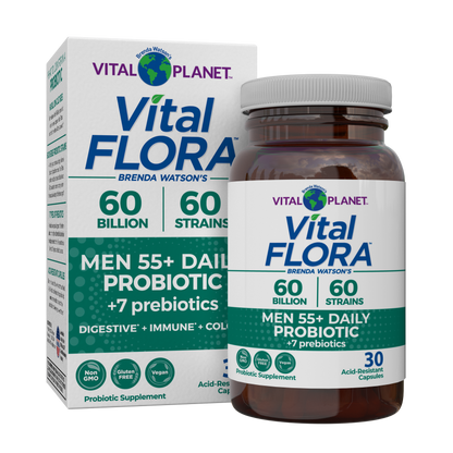 Probiótico Vital Flora para hombres mayores de 55 años - Refrigerado, 30 unidades 