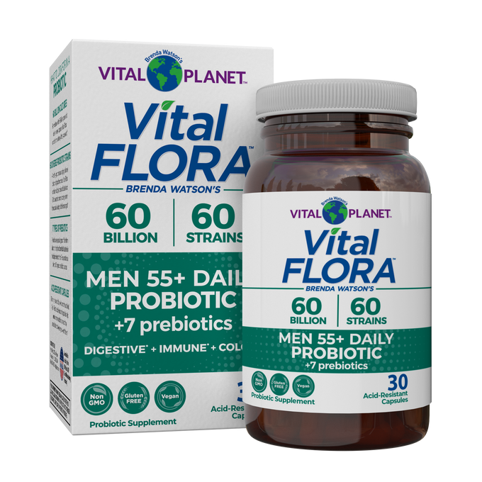 Probiótico Vital Flora para hombres mayores de 55 años - Refrigerado, 30 unidades 