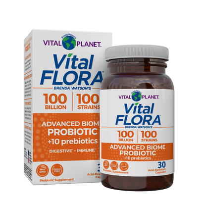 Probiótico Vital Flora Advanced Biome - 30 unidades 