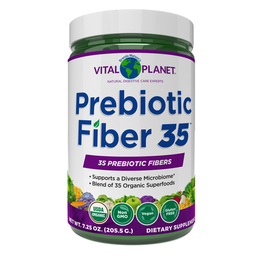 Fiber 35 – Organic Prebiotic Blend, 6.77oz