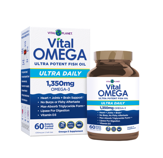 Vital Omega Ultra Daily - Cápsulas blandas, 60 unidades