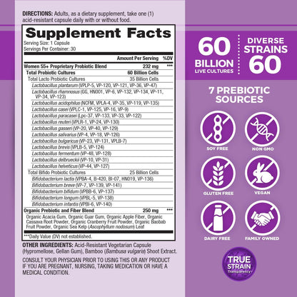Vital Flora Women Over 55 Probiotic - Refrigerated