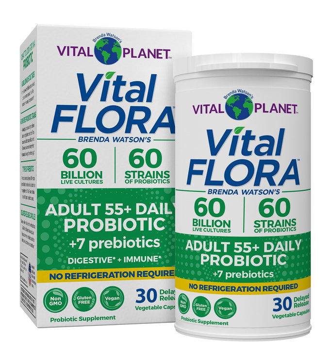 Vital Flora Adult 55+ Daily Probiotic - Shelf Stable