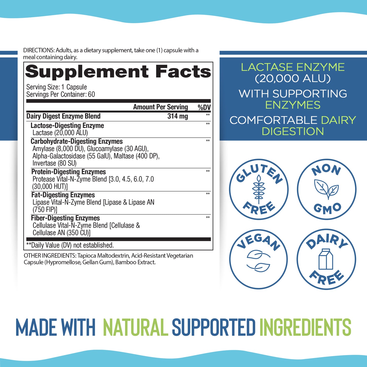 Dairy Digest - Targeted Enzyme Supplement