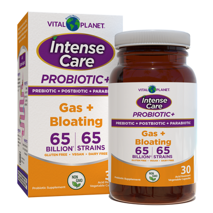 Intense Care Gas & Bloating Probiotic - Shelf Stable, 30ct