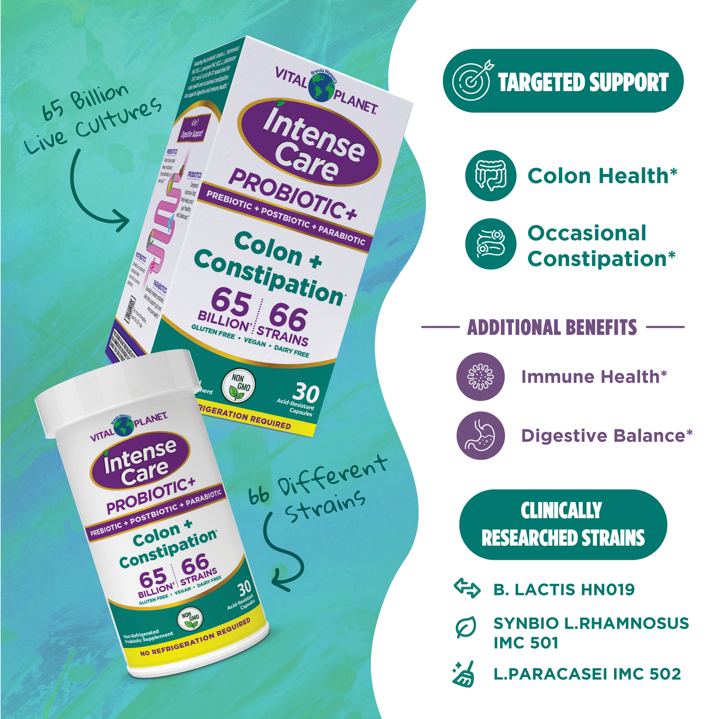 Intense Care Colon & Constipation Probiotics
