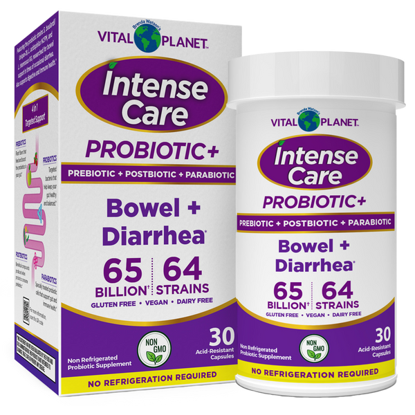 Intense Care Bowel + Diarrhea Probiotic+ | 65B CFU Digestive