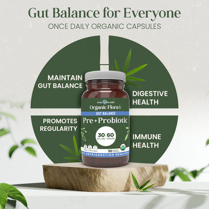 Organic Flora Gut Balance Supplement