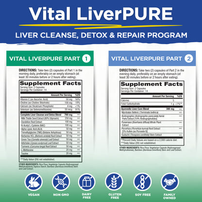 Vital LiverPURE 2-Part Kit, 14-Day