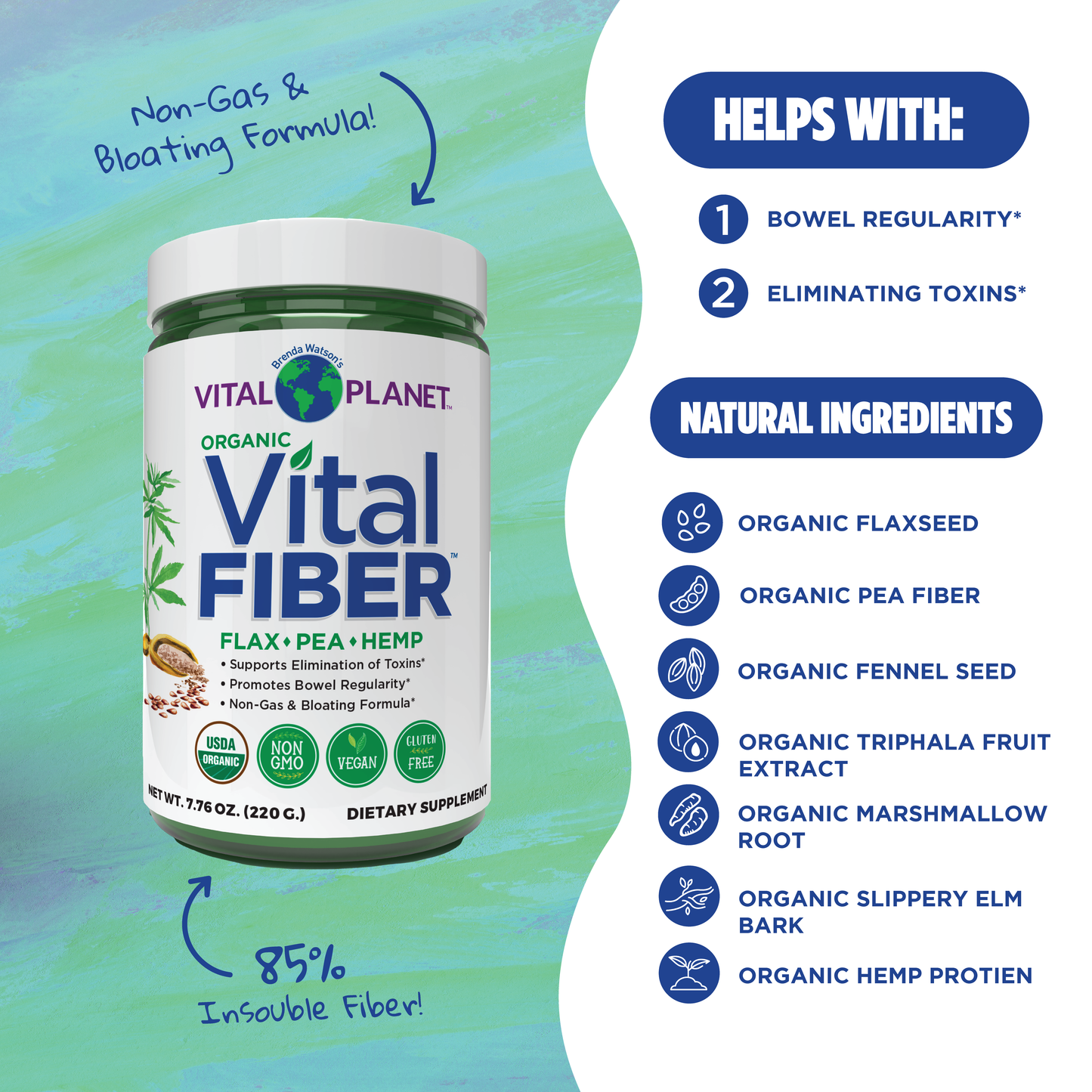 Fibra vital: de lino, guisantes y cáñamo 