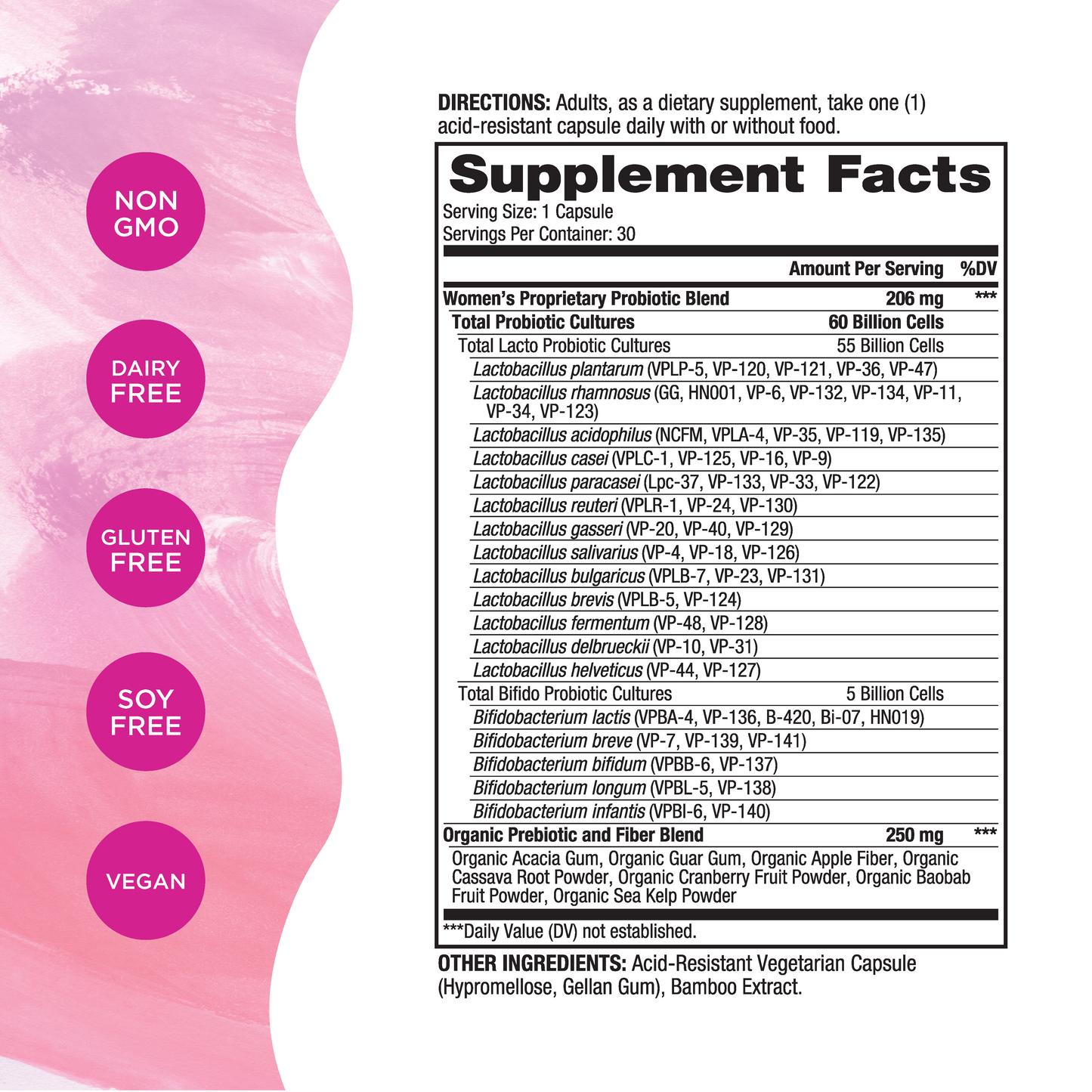 Vital Flora Women’s Daily Probiotic - Shelf Stable