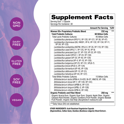 Vital Flora Women 55+ Bundle + 3X FREE Gut Renew Stick Packs