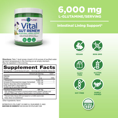 Whole Body Cleansing Kit: 4-Product Bundle - 14-day cleanse | Vital Gut Renew, Vital Fiber and VItal Flora Probiotics