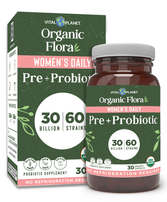Organic Flora Women’s Daily Probiotic Supplement